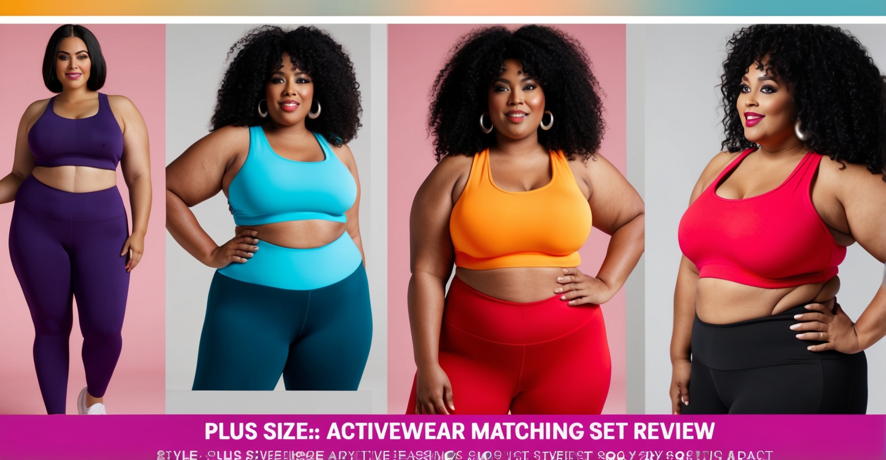 Plus Size Activewear Matching Set Review