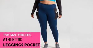 Plus Size Athletic Leggings Pocket
