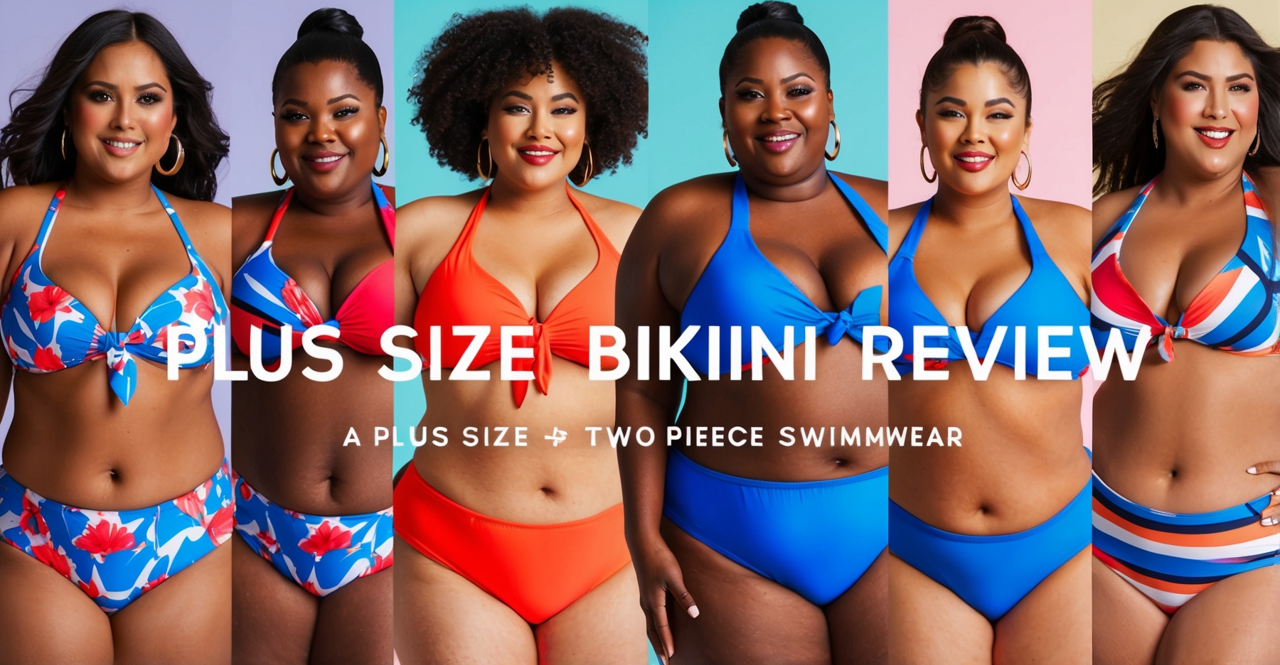 Plus Size Bikini Two Piece Swimwear