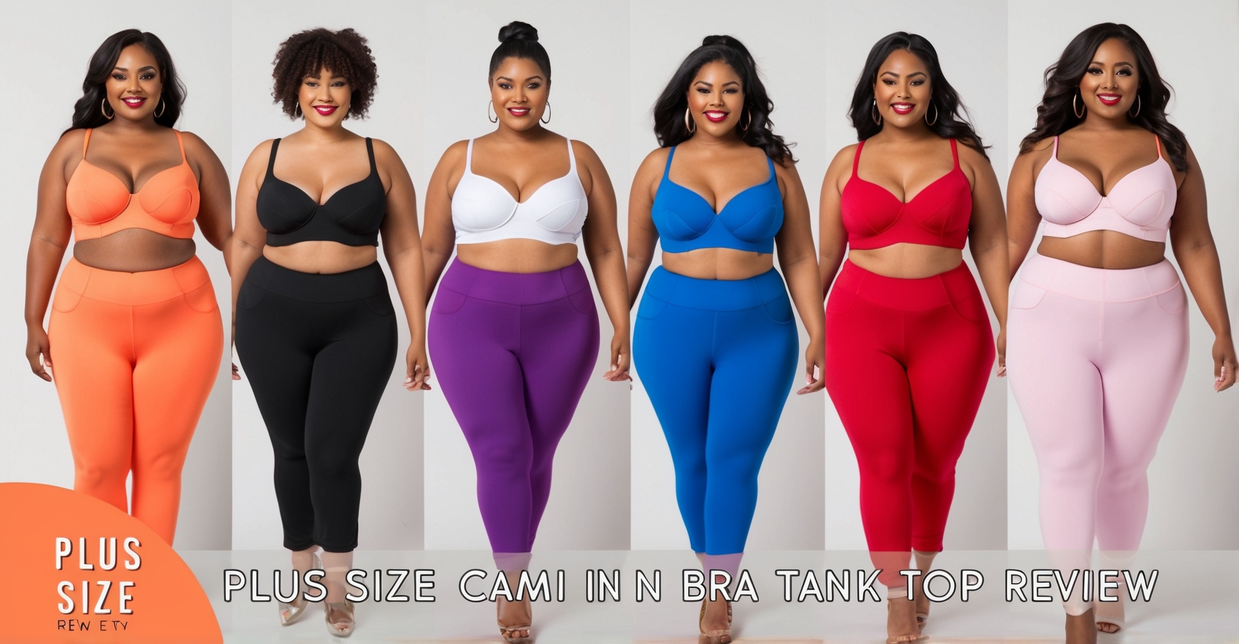 Plus Size Cami Built In Bra Tank Top Review