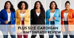 Plus Size Cardigan Knit Sweater Review
