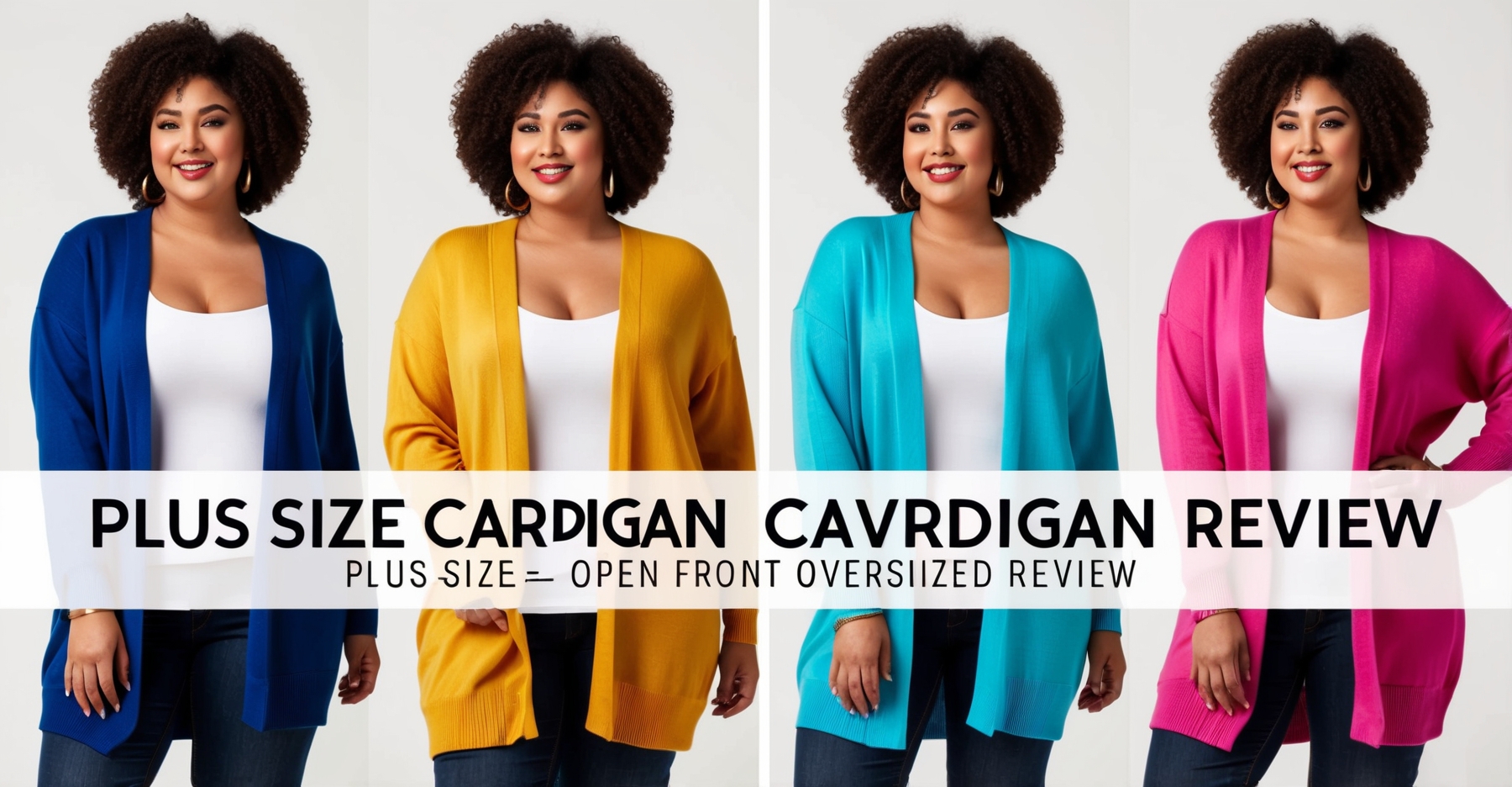 Plus Size Cardigan Open Front Oversized Review