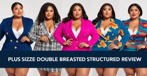 Plus Size Double Breasted Blazer Structured Review
