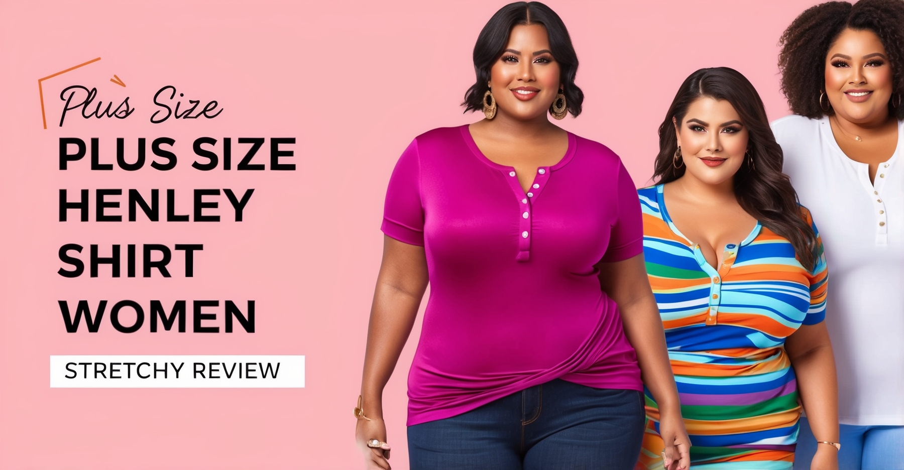 Plus Size Henley Shirt Women Stretchy Review