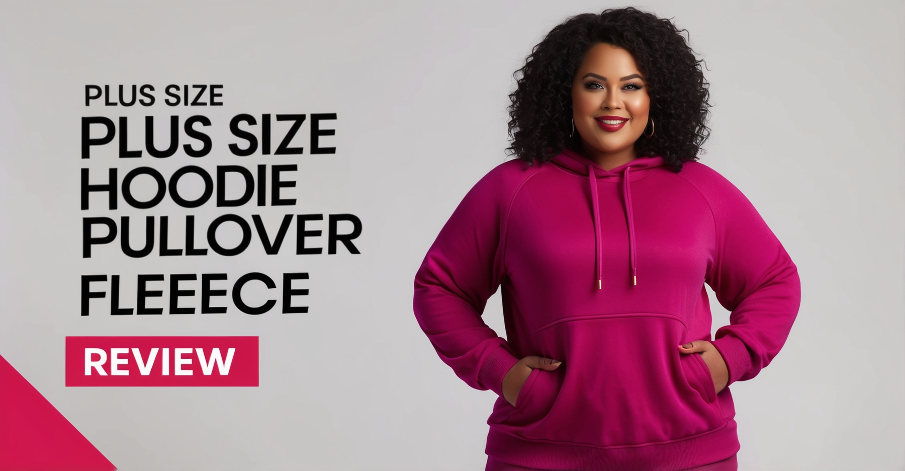 Plus Size Hoodie Pullover Fleece