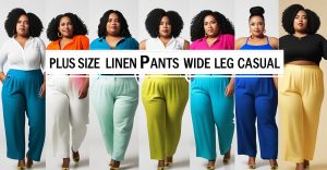 Quick Picks: Best Plus Size Linen Pants Wide Leg Casual…