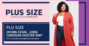 Quick Picks: Best Plus-Size Long Cardigan Duster Knits