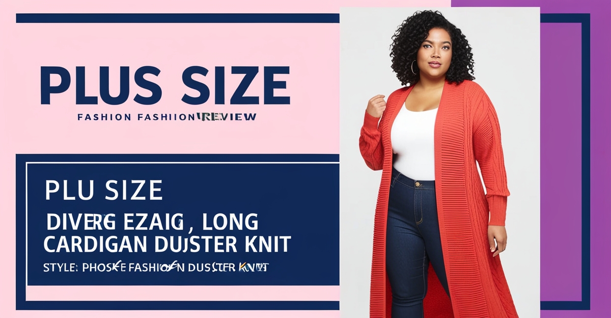Quick Picks: Best Plus-Size Long Cardigan Duster Knits