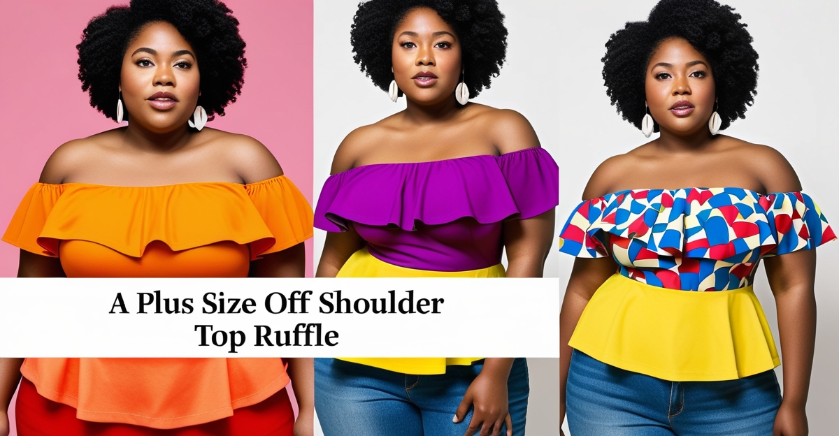 Quick Picks: Best Plus Size Off-Shoulder Ruffle Tops