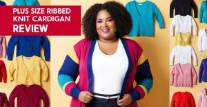 Plus Size Ribbed Knit Cardigan Review