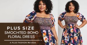 Plus Size Smocked Boho Floral Dress Review