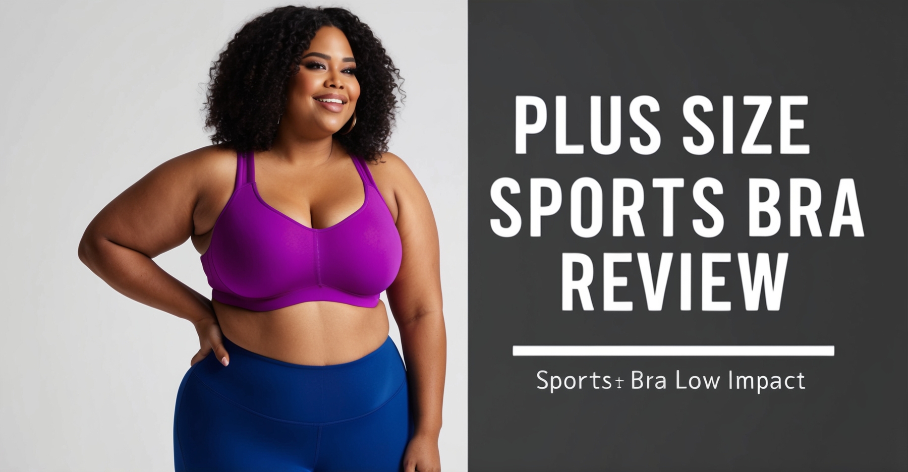 Plus Size Sports Bra Low Impact