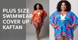 Plus Size Swimwear Cover Up Kaftan