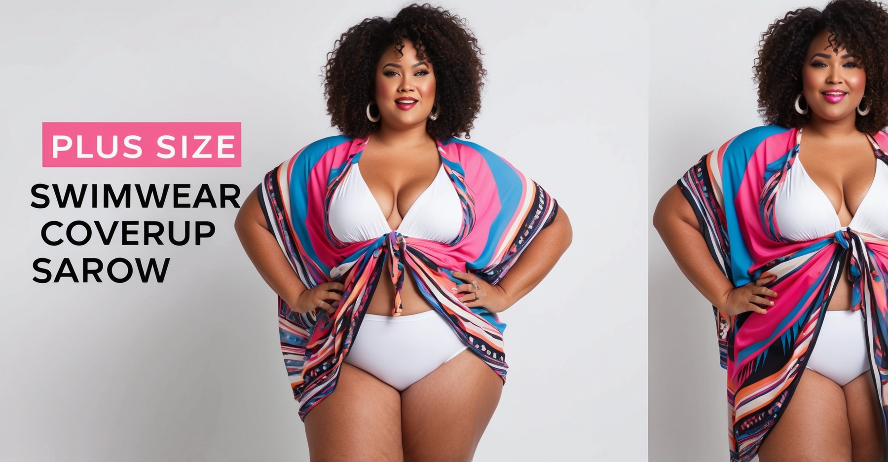 Plus Size Swimwear Coverup Sarong