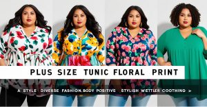 Quick Picks: Best Plus Size Floral Print Tunic Tops