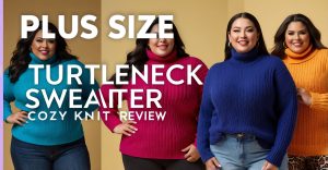 Plus Size Turtleneck Sweater Cozy Knit Review