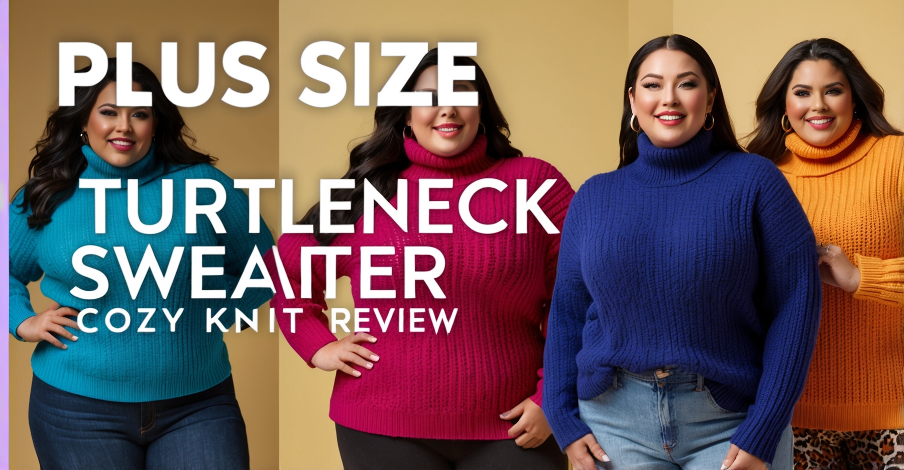 Plus Size Turtleneck Sweater Cozy Knit Review