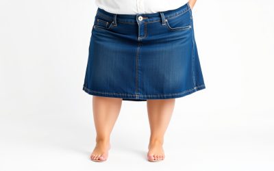 Best Denim Plus Size Skirt 2026