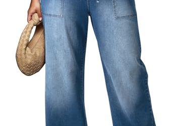 Best Plus-Size Wide-Leg Jeans Under $50 on Amazon