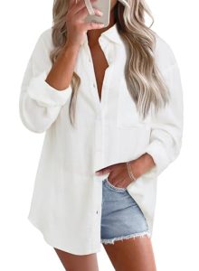 How to Find the Perfect Plus-Size White Linen Shirt for Summer Travel