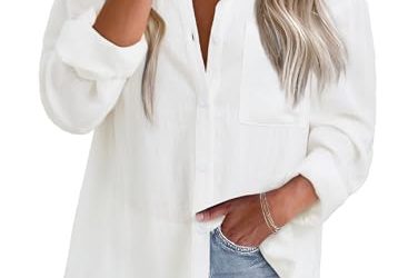 How to Find the Perfect Plus-Size White Linen Shirt for Summer Travel