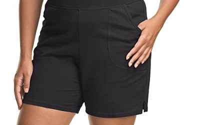 Plus-Size Athletic Shorts for Gym and Outdoors (Amazon)
