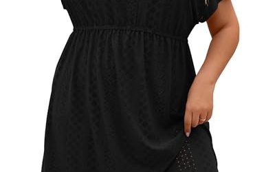 Plus-Size Swim Cover-Ups: Stylish & Flattering Amazon Options