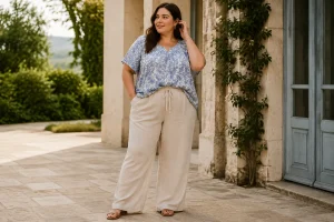Plus-Size Linen Pants: Breathable and Chic Options on Amazon