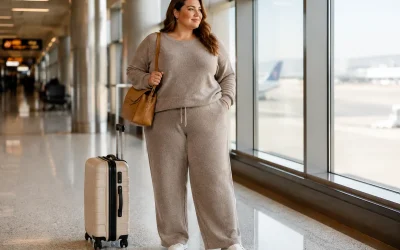 Plus-Size Comfortable Travel Outfits: Amazon Essentials